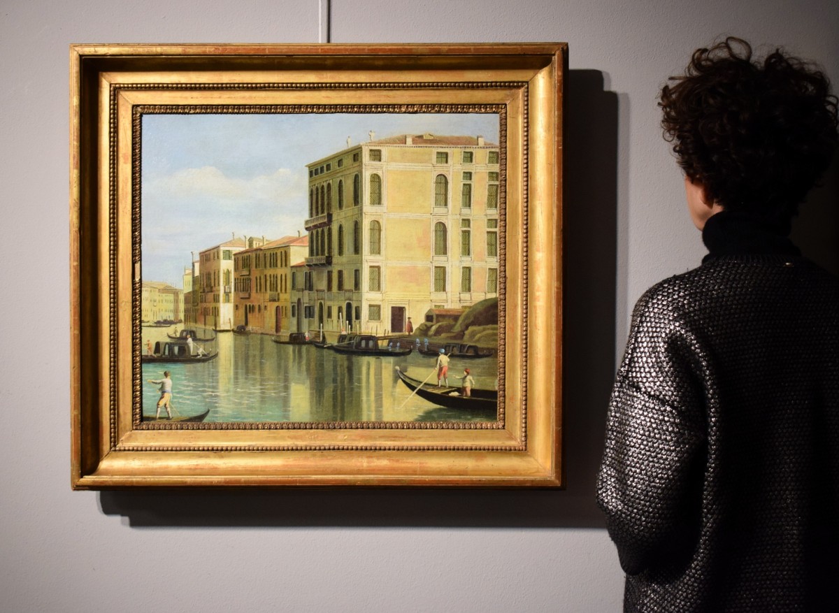 Venezia, Palazzi sul Canal Grande  - Vincenzo Chilone (Venezia 1758–1839) attrib.-photo-7