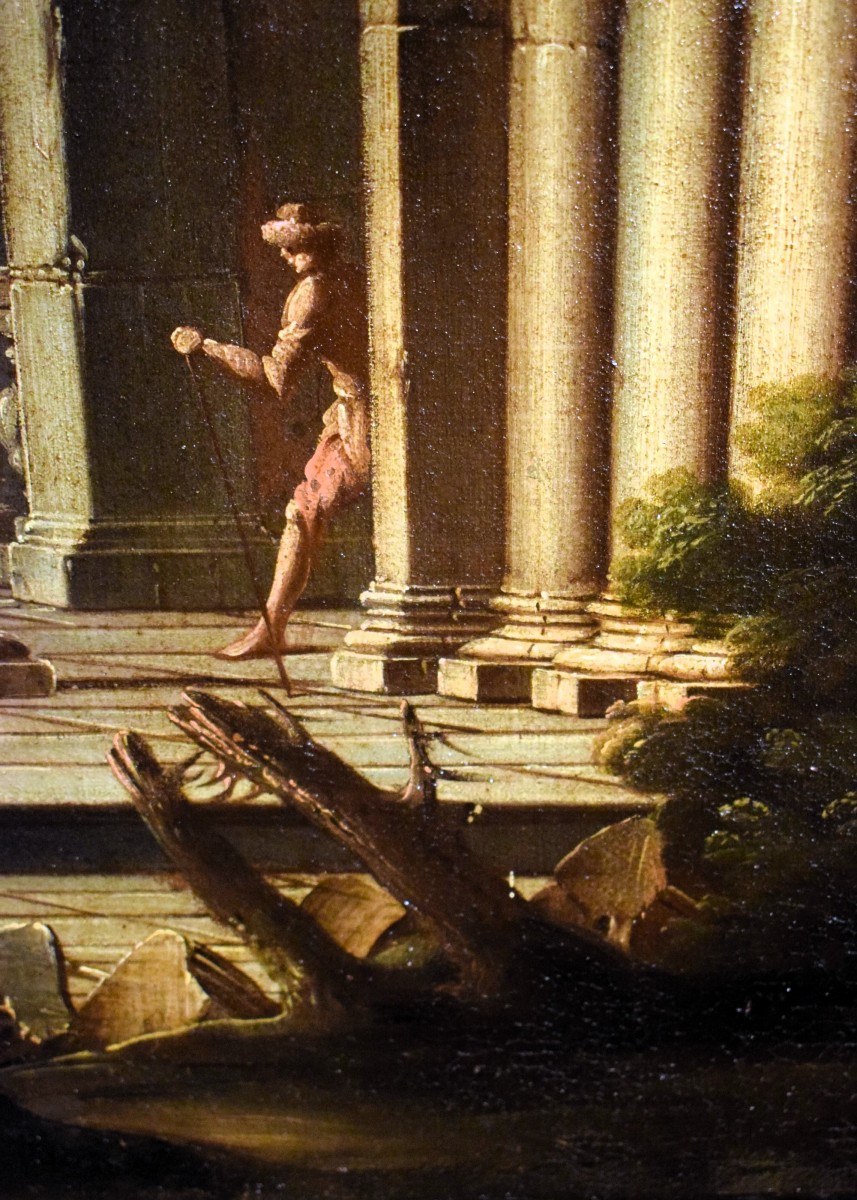 Capriccio Architettonico Gennaro Greco il "Mascacotta" (Napoli,1663-1714)-photo-4