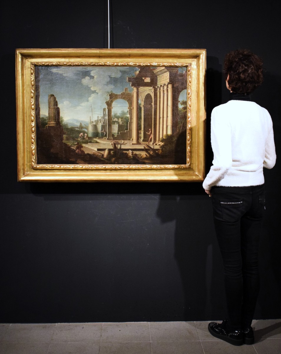 Capriccio Architettonico Gennaro Greco il "Mascacotta" (Napoli,1663-1714)-photo-8