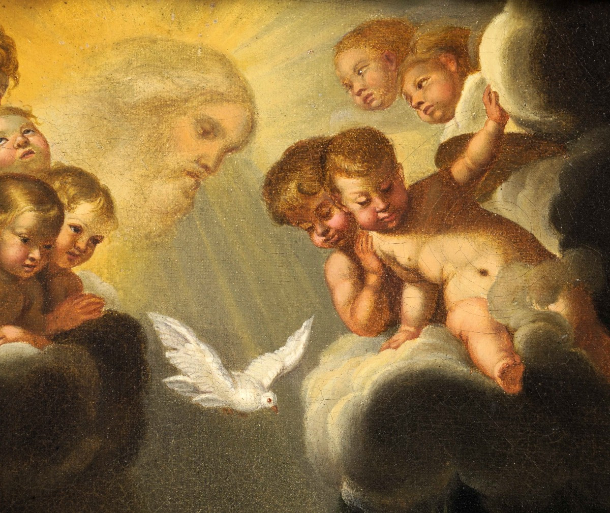 L' Annunciazione  - Francesco Albani, (Bologna, 1578 - 1660) bottega-photo-4