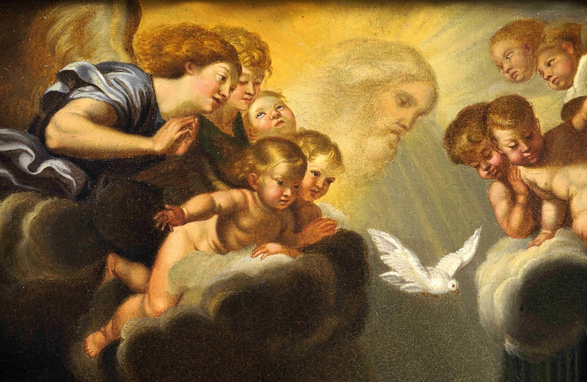 L' Annunciazione  - Francesco Albani, (Bologna, 1578 - 1660) bottega-photo-3