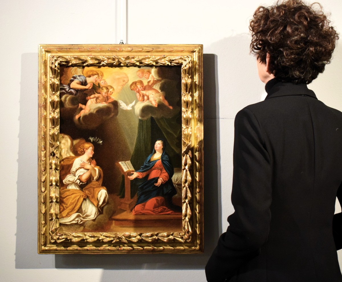 L' Annunciazione  - Francesco Albani, (Bologna, 1578 - 1660) bottega-photo-7
