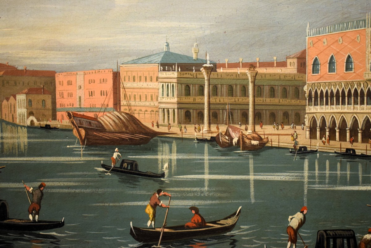 Coppia vedute di Venezia e Roma-photo-1