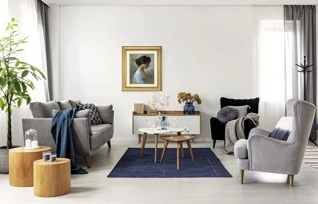 Ritratto femminile - entourage Federico Zandomeneghi (Venezia 1841-Parigi 1917)-photo-4