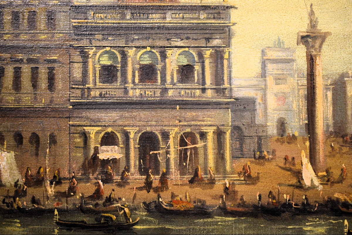 Venezia, Il Bacino di San Marco  - F. Guarana - Fine del XIX° secolo-photo-6