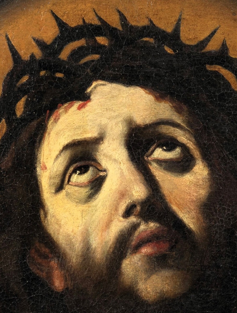 "Ecce Homo"  Maestro emiliano del XVII secolo, cerchia di Guido Reni (Bologna 1575-1642)-photo-1