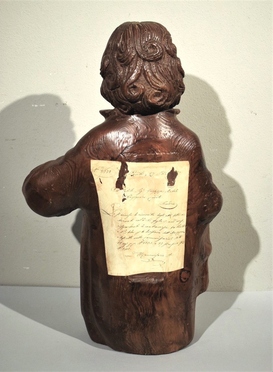 Scultura lignea raffigurante San Giovanni - Scuola francese del '500-photo-2