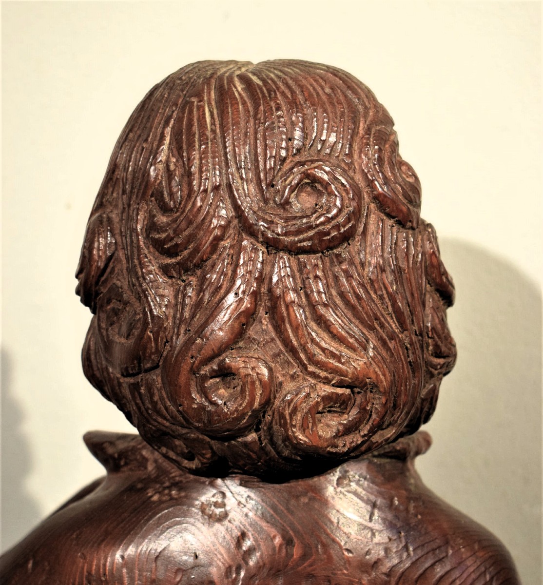 Scultura lignea raffigurante San Giovanni - Scuola francese del '500-photo-6