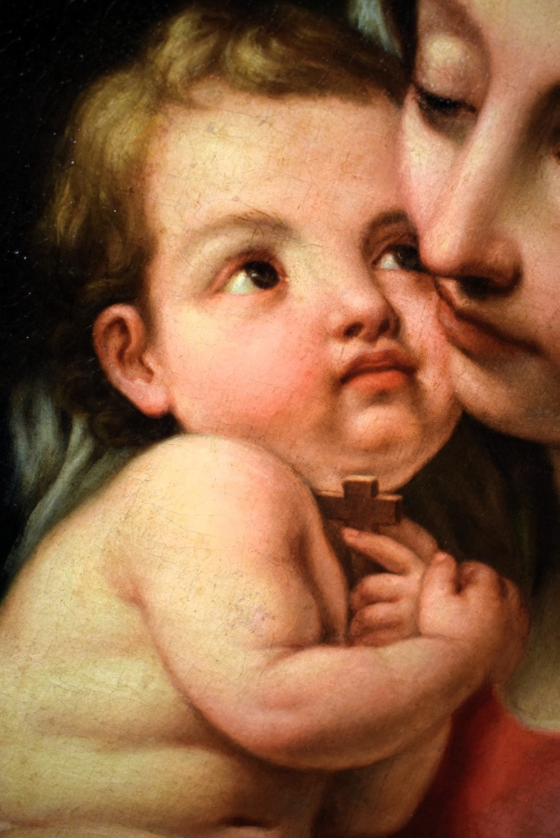 La Vergine col Bambino  - Bottega di Carlo Cignani (Bologna, 1628 – Forlì, 1719)-photo-3