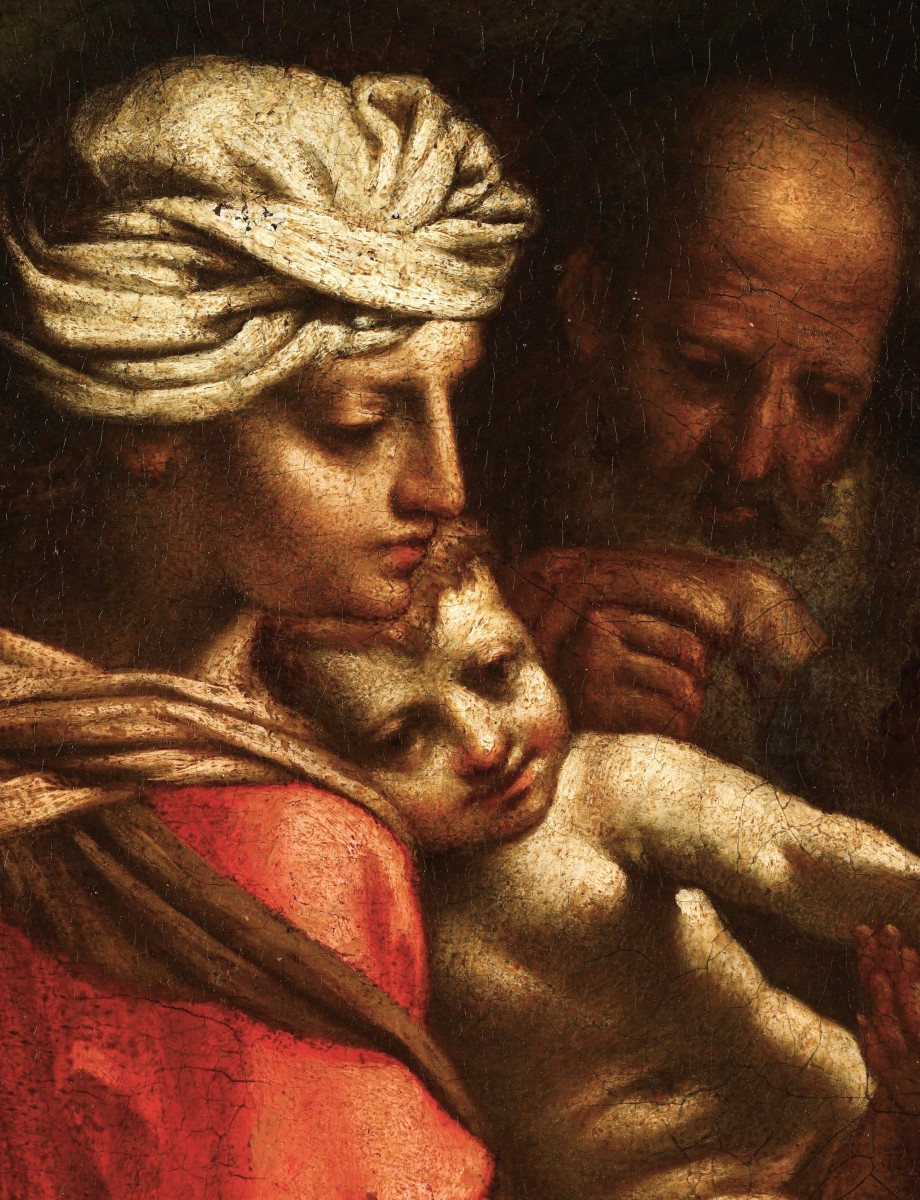 Sacra Famiglia con San Giovannino - Simone Cantarini (1612 –1648) cerchia-photo-2