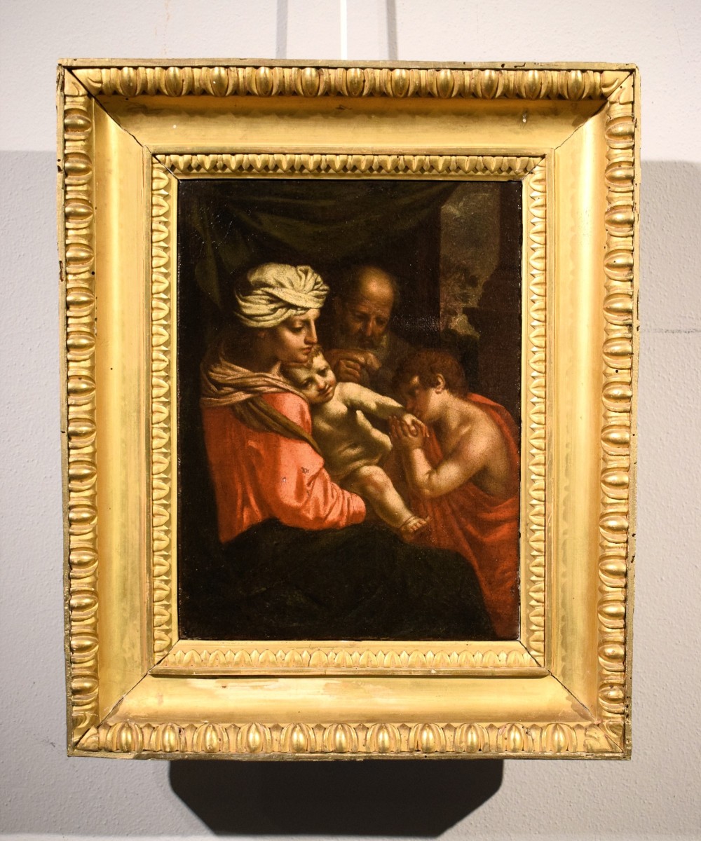 Sacra Famiglia con San Giovannino - Simone Cantarini (1612 –1648) cerchia-photo-5