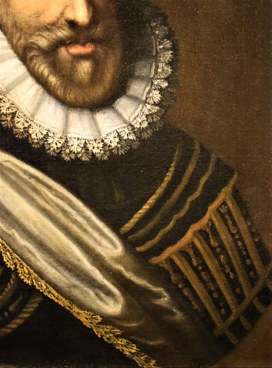 Ritratto di Enrico IV, re di Francia e di Navarra - scuola francese,  fine del XVI secolo-photo-3