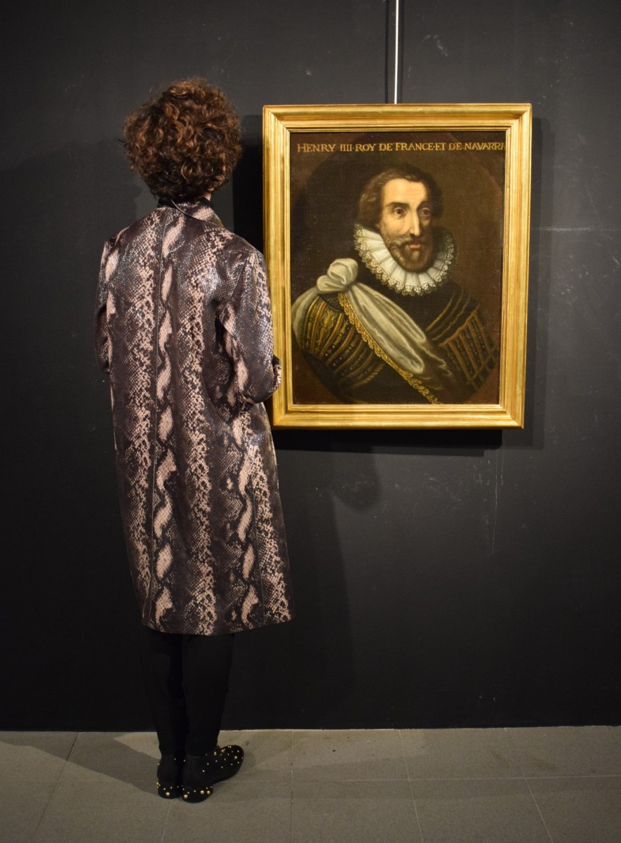 Ritratto di Enrico IV, re di Francia e di Navarra - scuola francese,  fine del XVI secolo-photo-8