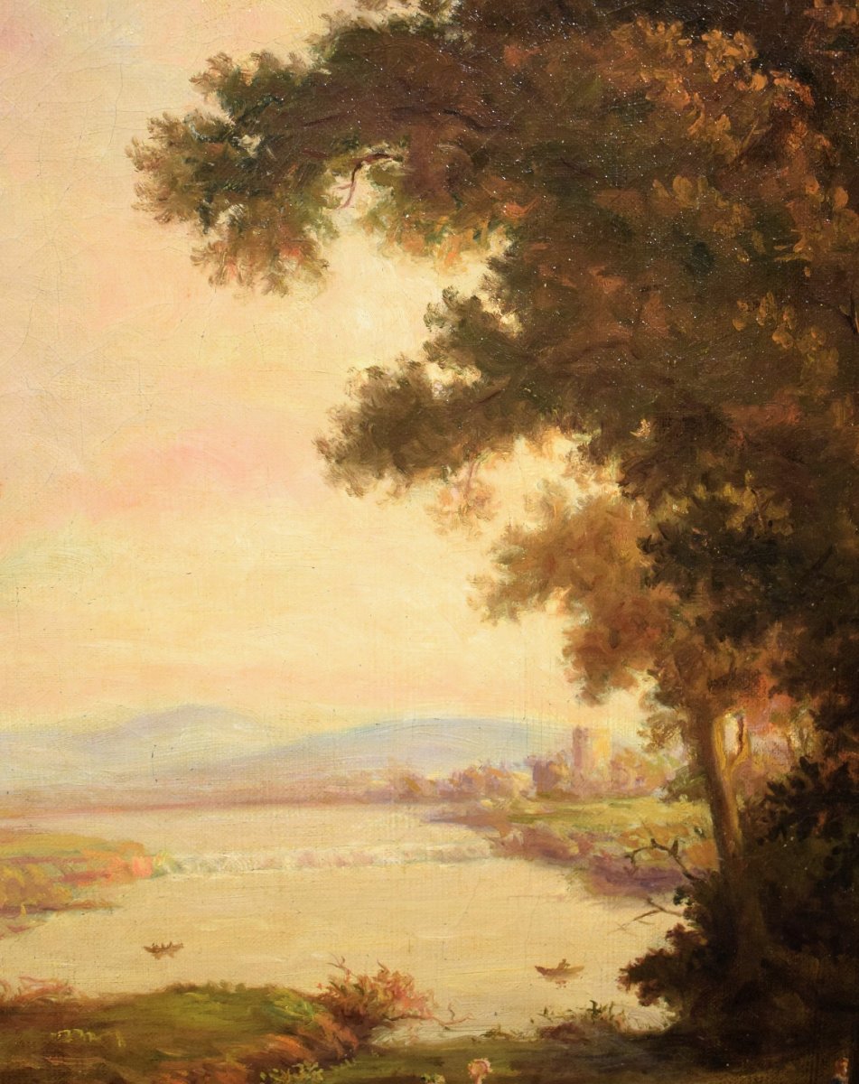 Paesaggi Arcadici -   Scuola Romana del XVIII Secolo-photo-7