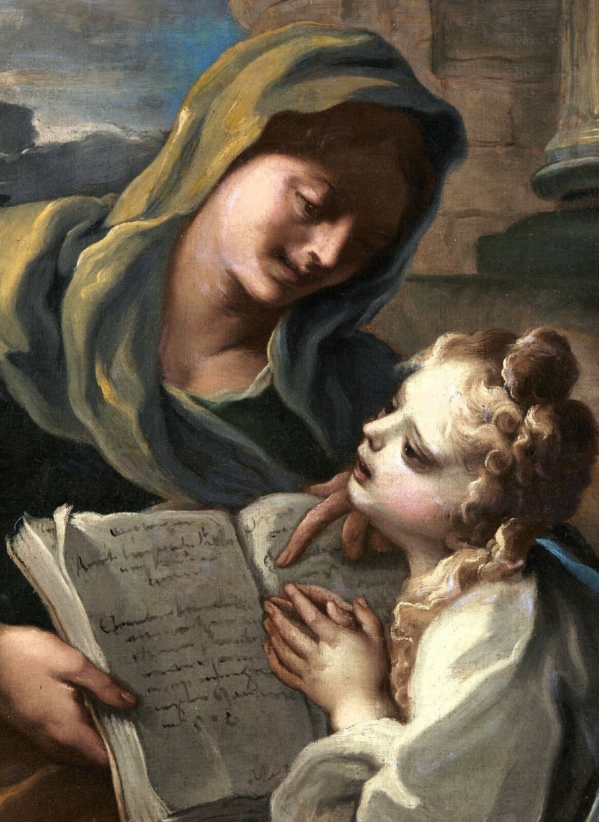L' Educazione della Vergine - Carlo Preda (Milano, 1652 - 1729)-photo-3