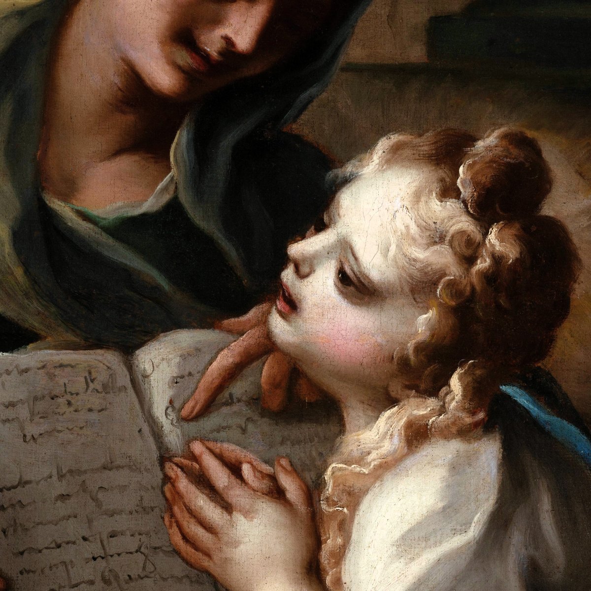 L' Educazione della Vergine - Carlo Preda (Milano, 1652 - 1729)-photo-2