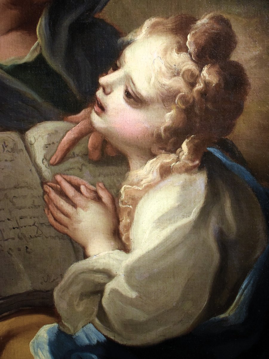 L' Educazione della Vergine - Carlo Preda (Milano, 1652 - 1729)-photo-4