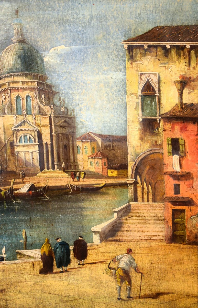 Venezia, Chiesa della Salute - Scuola di Francesco Guardi - fine '800-photo-2
