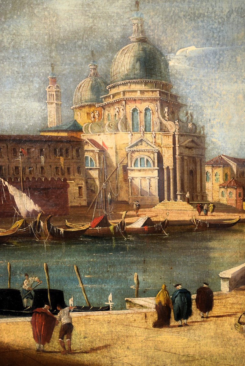 Venezia, Chiesa della Salute - Scuola di Francesco Guardi - fine '800-photo-3