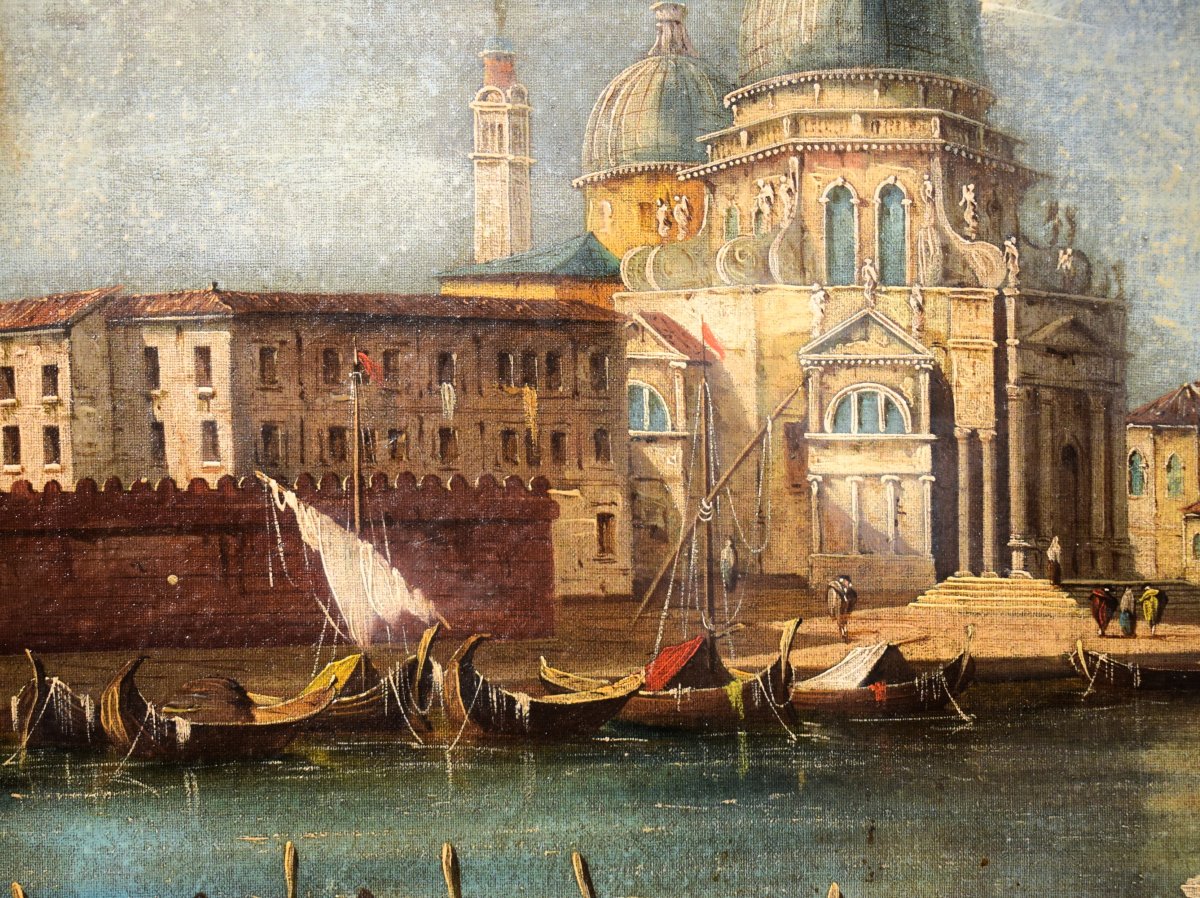 Venezia, Chiesa della Salute - Scuola di Francesco Guardi - fine '800-photo-4