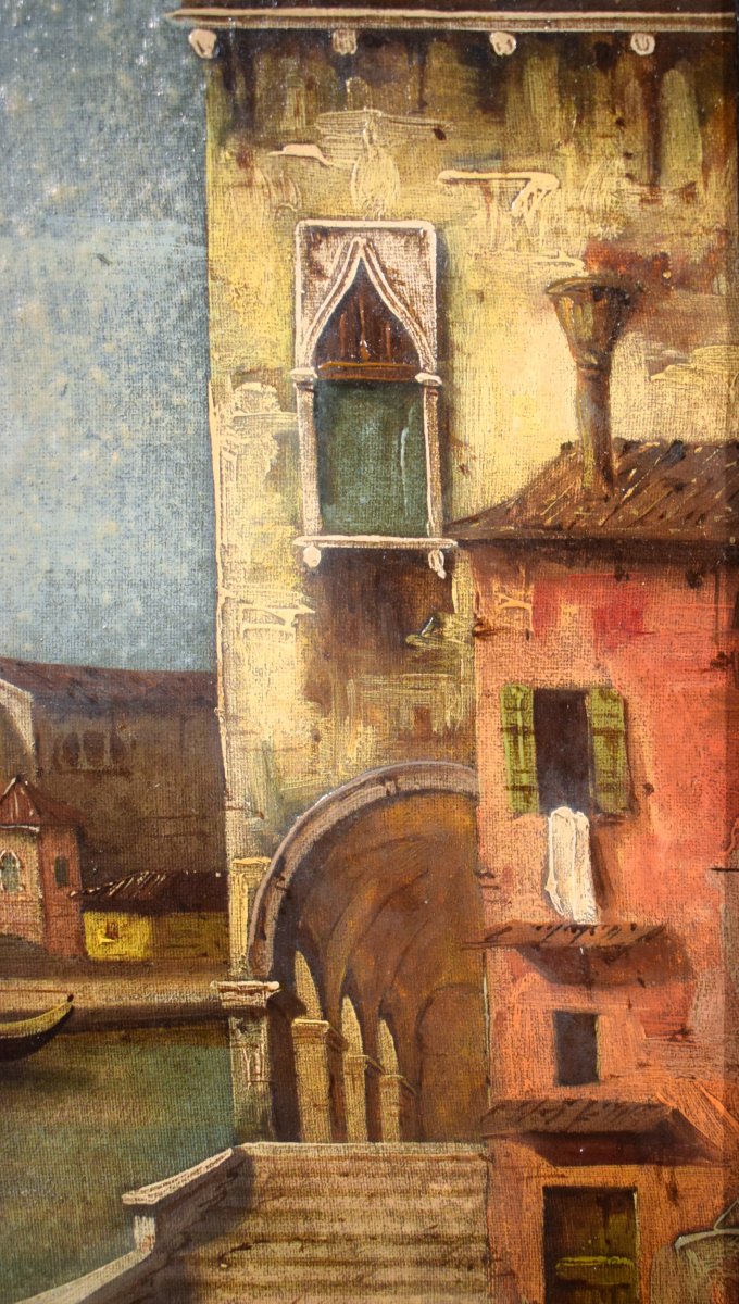 Venezia, Chiesa della Salute - Scuola di Francesco Guardi - fine '800-photo-5