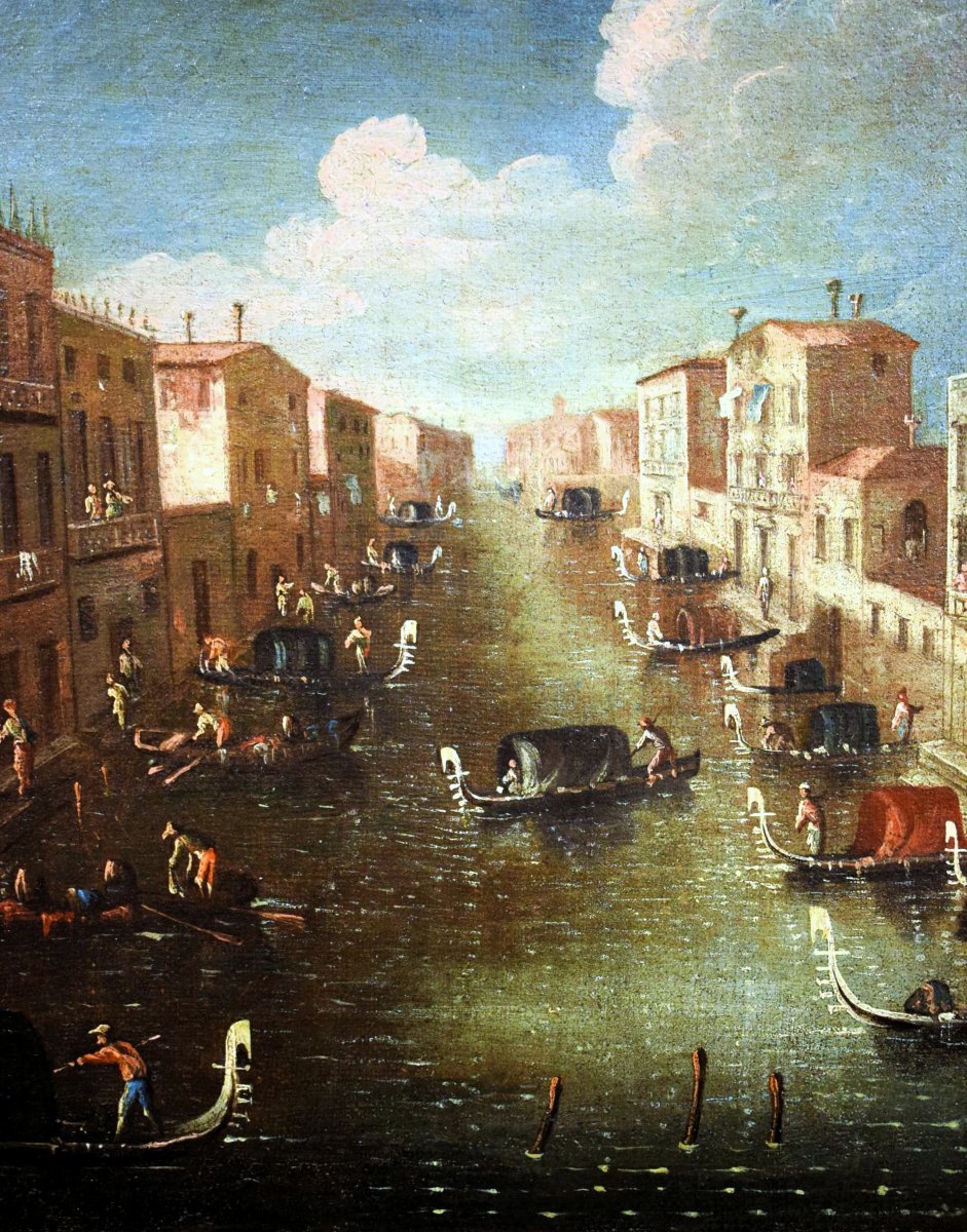 Venezia, sfilata di gondole sul canale della Sensa - Gabriele Bella (Venezia 1730-1799)-photo-1