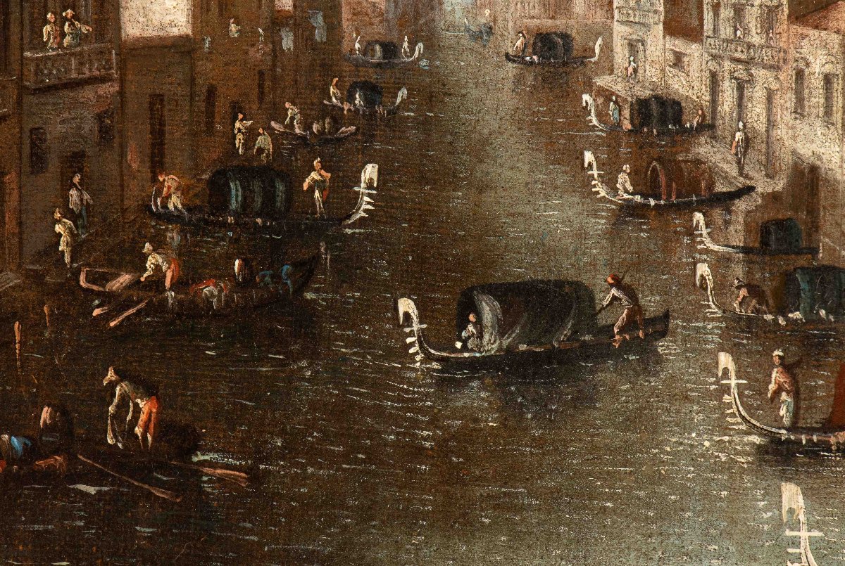 Venezia, sfilata di gondole sul canale della Sensa - Gabriele Bella (Venezia 1730-1799)-photo-3