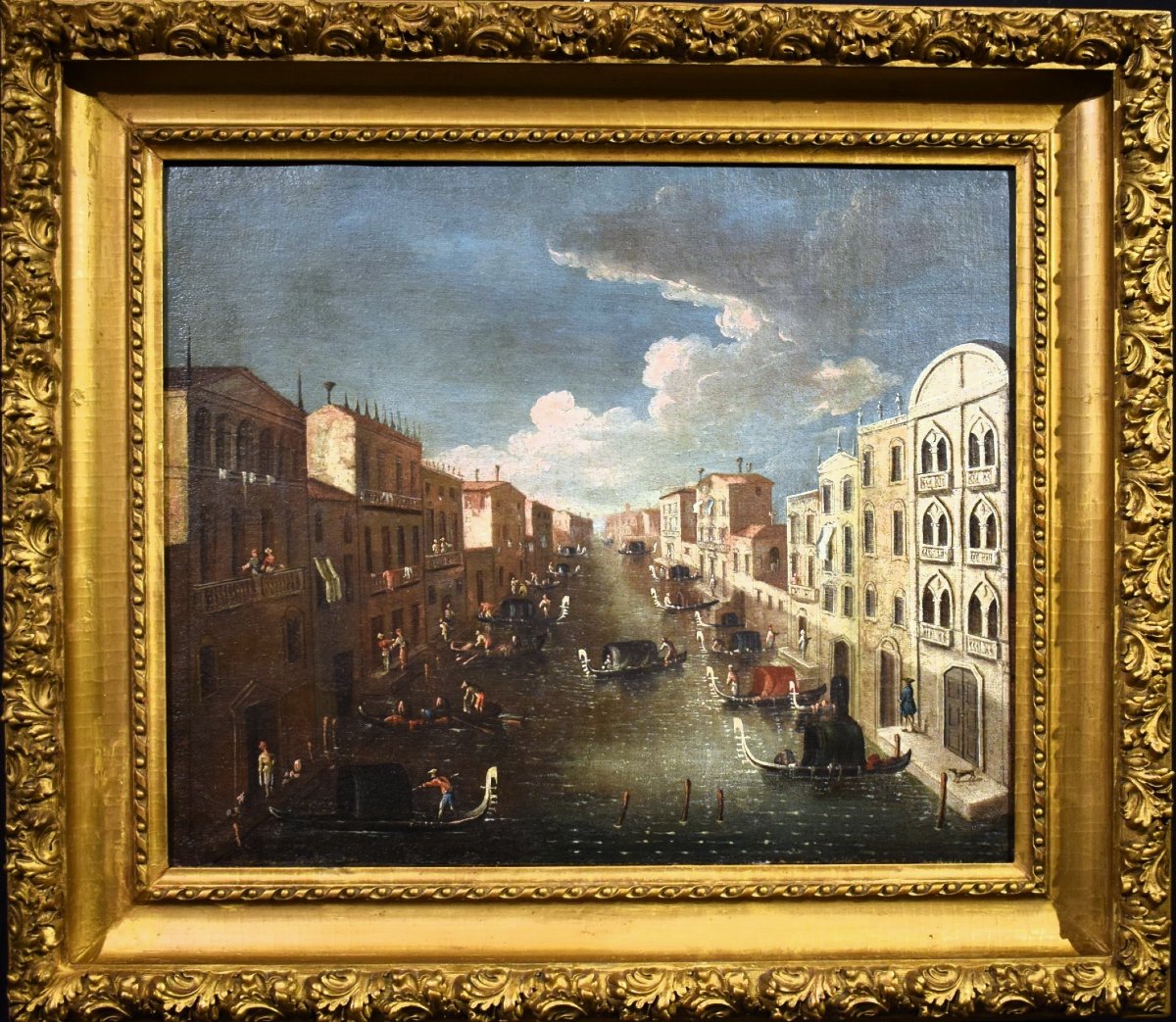 Venezia, sfilata di gondole sul canale della Sensa - Gabriele Bella (Venezia 1730-1799)