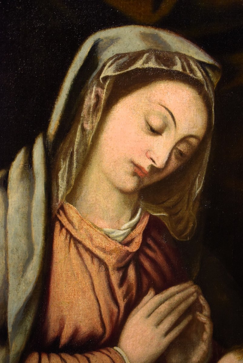 "Sacra Conversazione" Francesco Rizzo da Santacroce (Bergamo 1485 – Venezia 1545)-photo-4