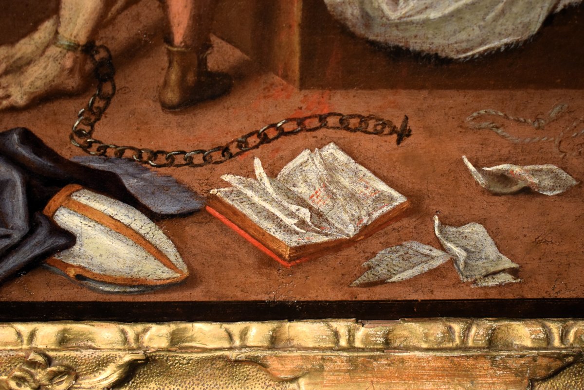 Il Martirio di S. Erasmo - cerchia di Frans Francken II( Anversa, 1581 -1642)-photo-6