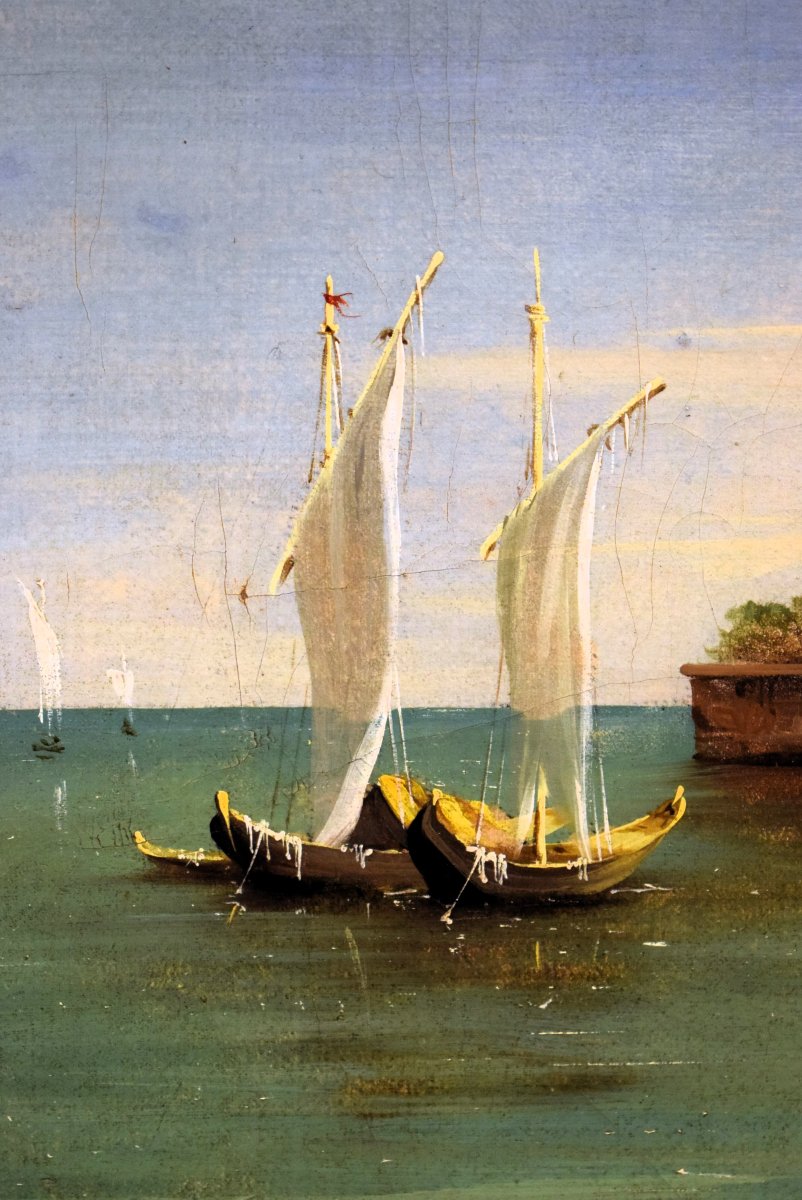 Venezia, l'isola di San Giorgio - Seguace di Francesco Guardi  - metà del XIX° secolo-photo-7