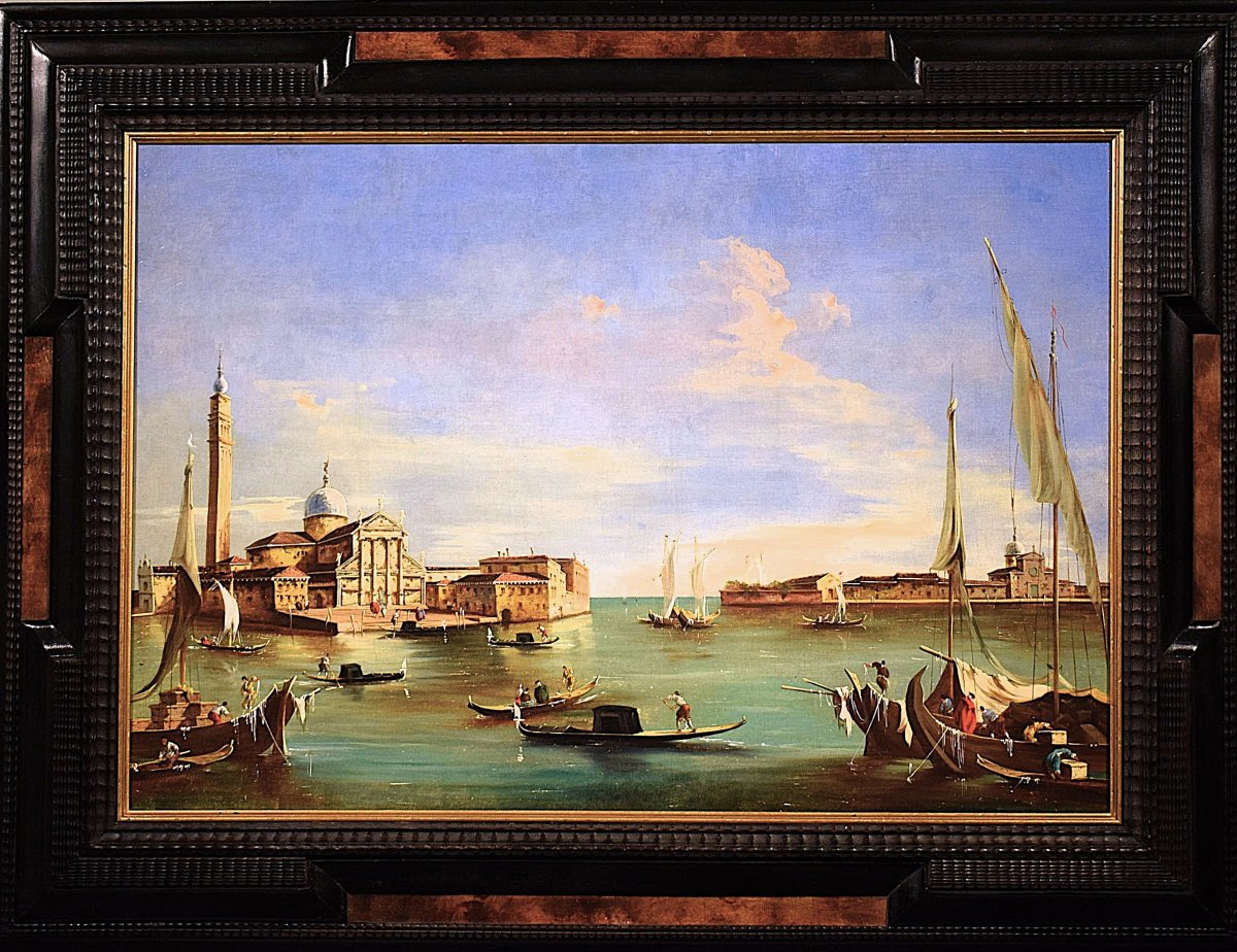 Venezia, l'isola di San Giorgio - Seguace di Francesco Guardi  - metà del XIX° secolo