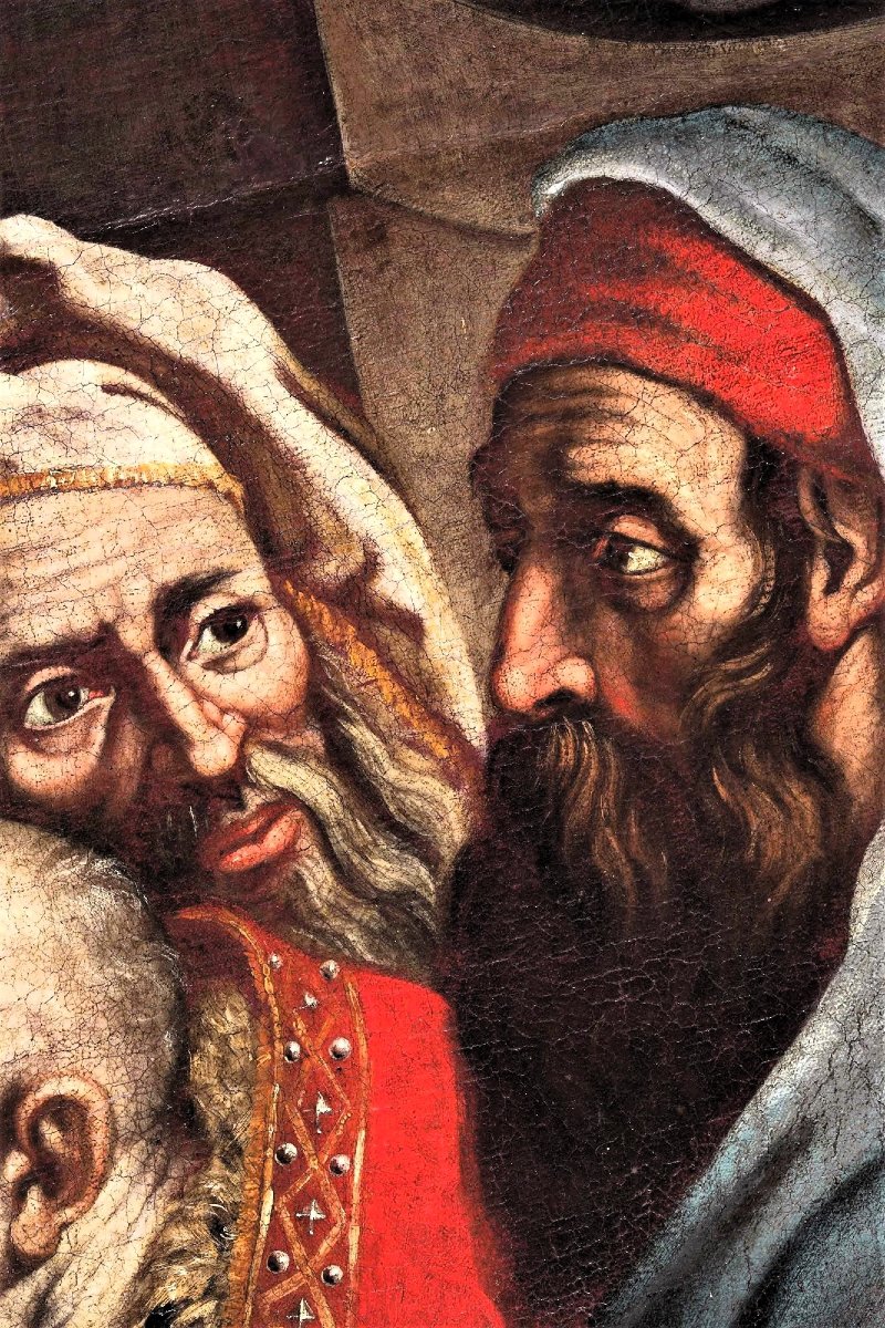 Il tributo della moneta -  Maestro Fiammingo Cerchia di P.P. Rubens (1577-1640)-photo-2