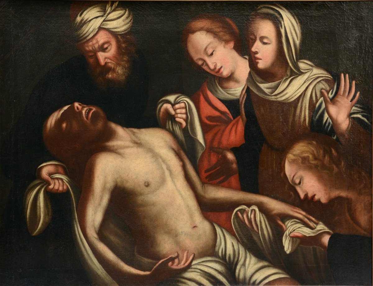 Compianto su Cristo morto - Francesco Rizzo da Santacroce(1485-1545) Bottega-photo-3