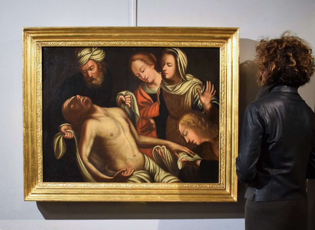 Compianto su Cristo morto - Francesco Rizzo da Santacroce(1485-1545) Bottega-photo-8