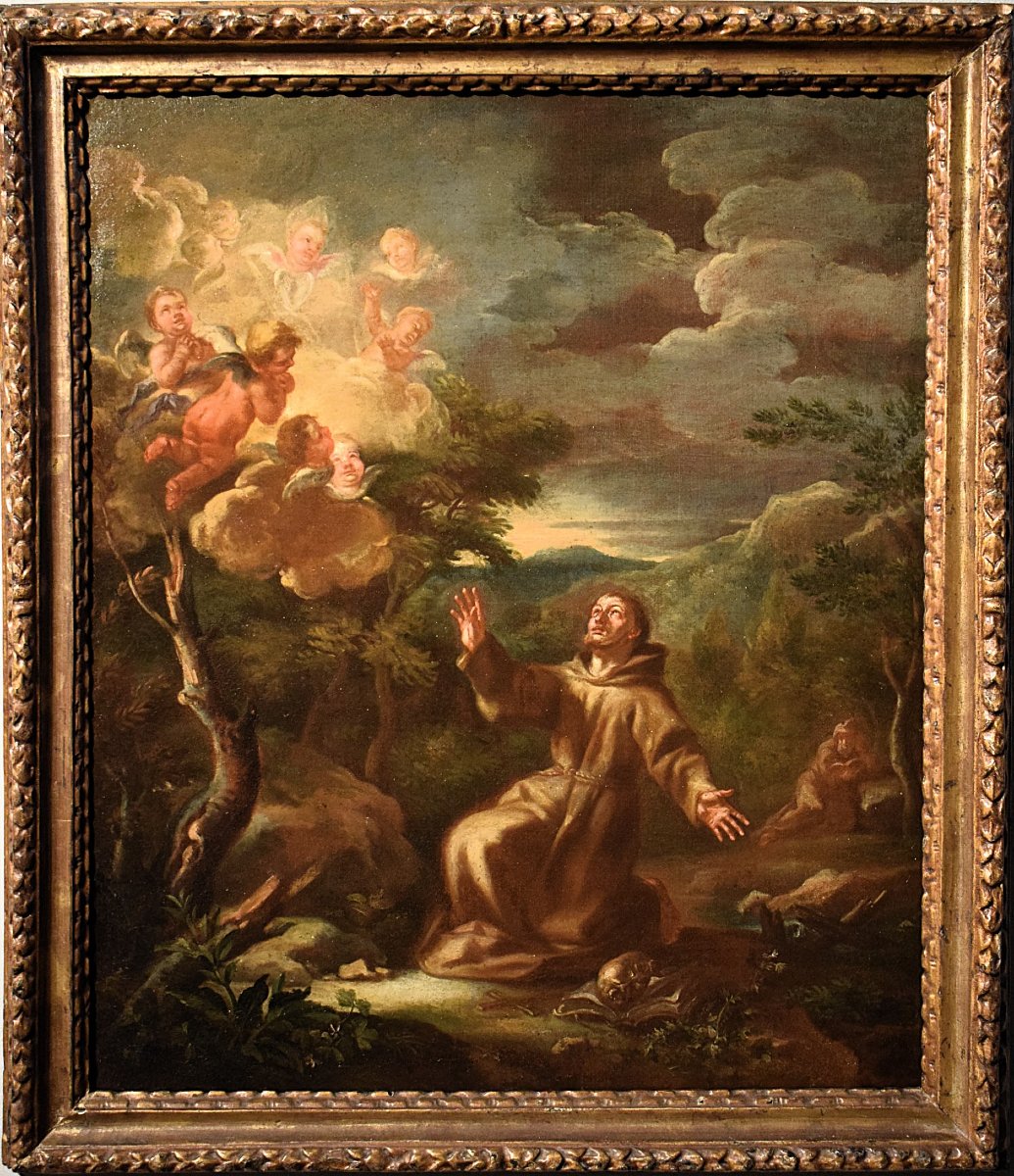 San Francesco - Bottega di Domenico Piola (1628-1703) 