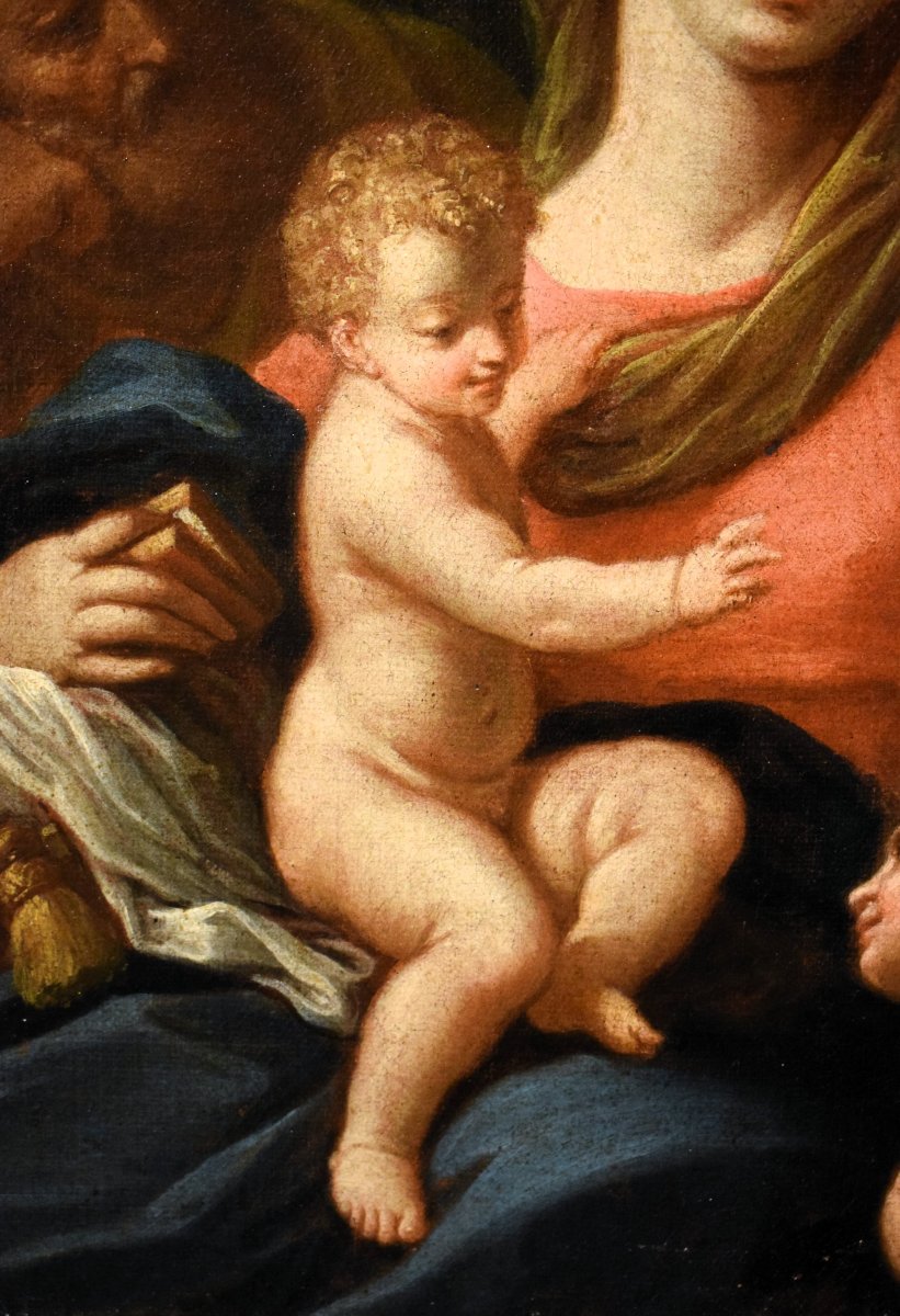 Sacra Famiglia con San Giovannino -  Jacopo Amigoni (Napoli, 1682 – Madrid, 1752) Bottega-photo-2