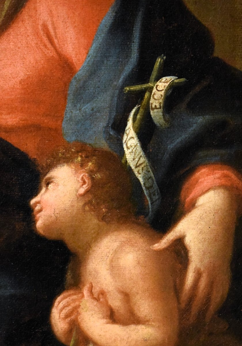 Sacra Famiglia con San Giovannino -  Jacopo Amigoni (Napoli, 1682 – Madrid, 1752) Bottega-photo-3