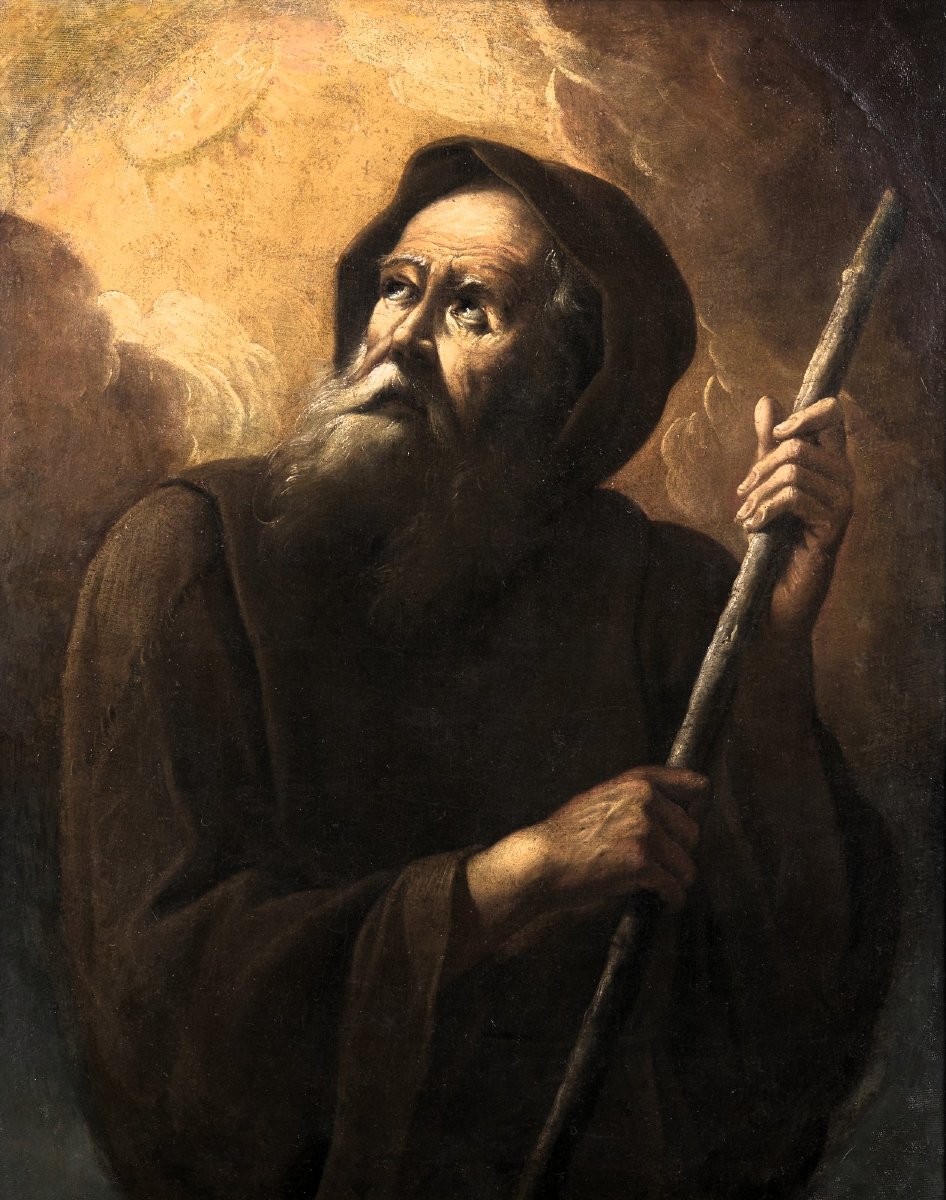 San Francesco di Paola - Cerchia di Francesco Fracanzano (1612 – 1656)-photo-2