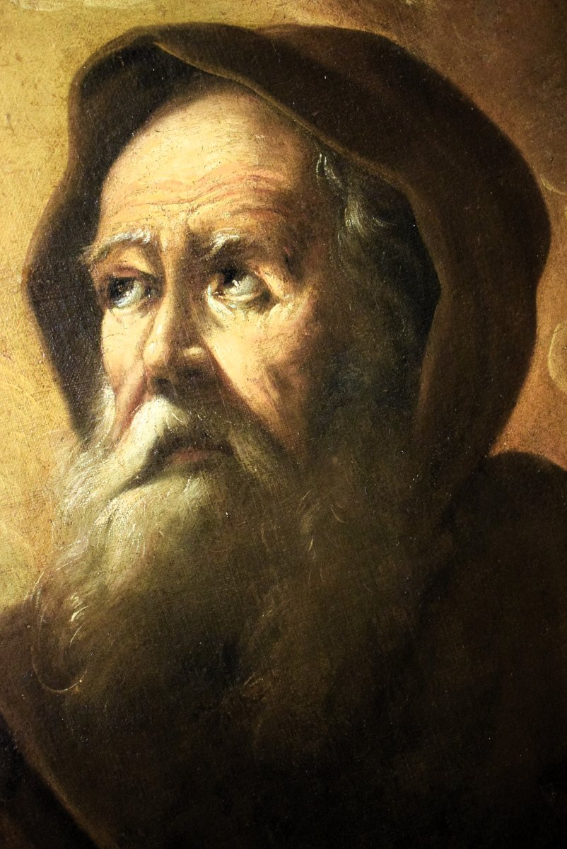 San Francesco di Paola - Cerchia di Francesco Fracanzano (1612 – 1656)-photo-1