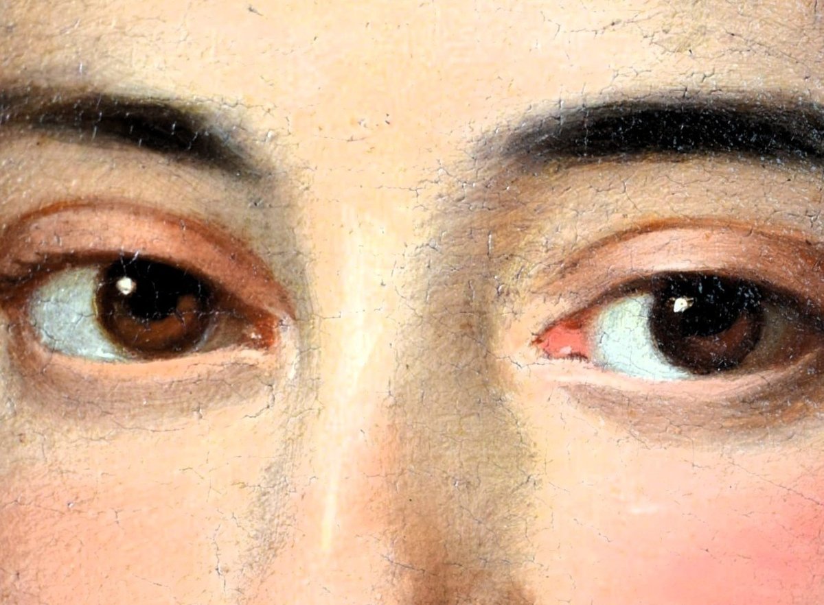 Ritratto di gentildonna in abito rosso - Johann Rudolf Huber (Basilea, 1668 - 1748) -photo-4