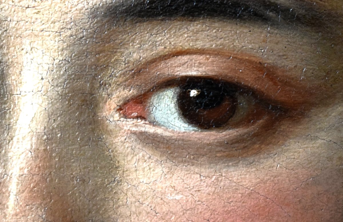  Ritratto di gentildonna in abito rosso - Johann Rudolf Huber (Basilea, 1668 - 1748) -photo-5