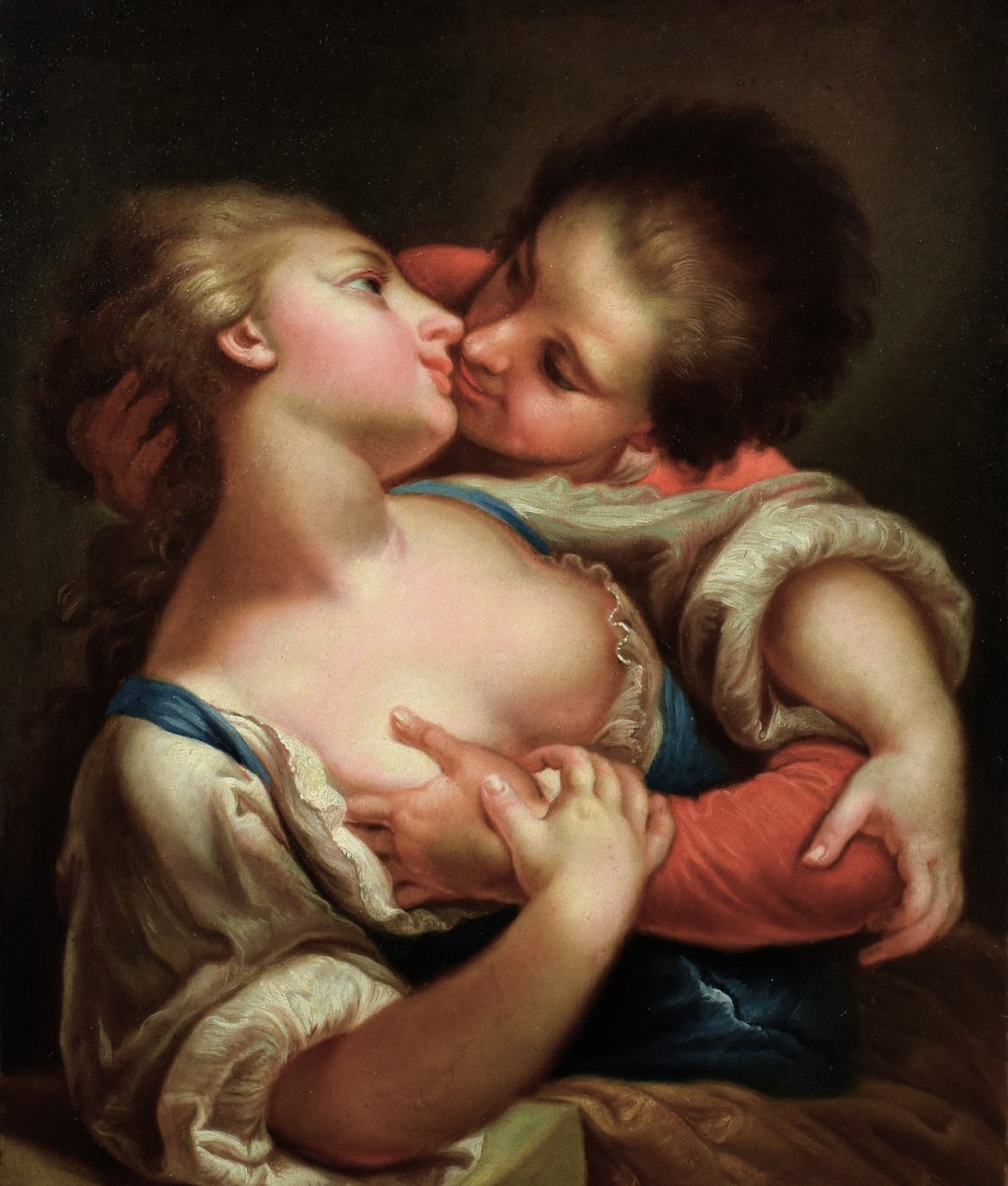 Scena erotica saffica - Felice Boscaratti (Verona 1721 - Venezia 1807)-photo-2