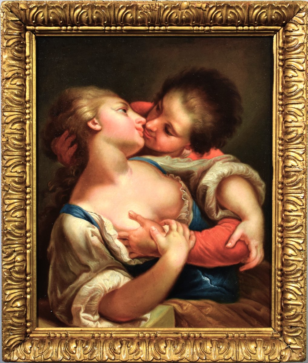 Scena erotica saffica - Felice Boscaratti (Verona 1721 - Venezia 1807)