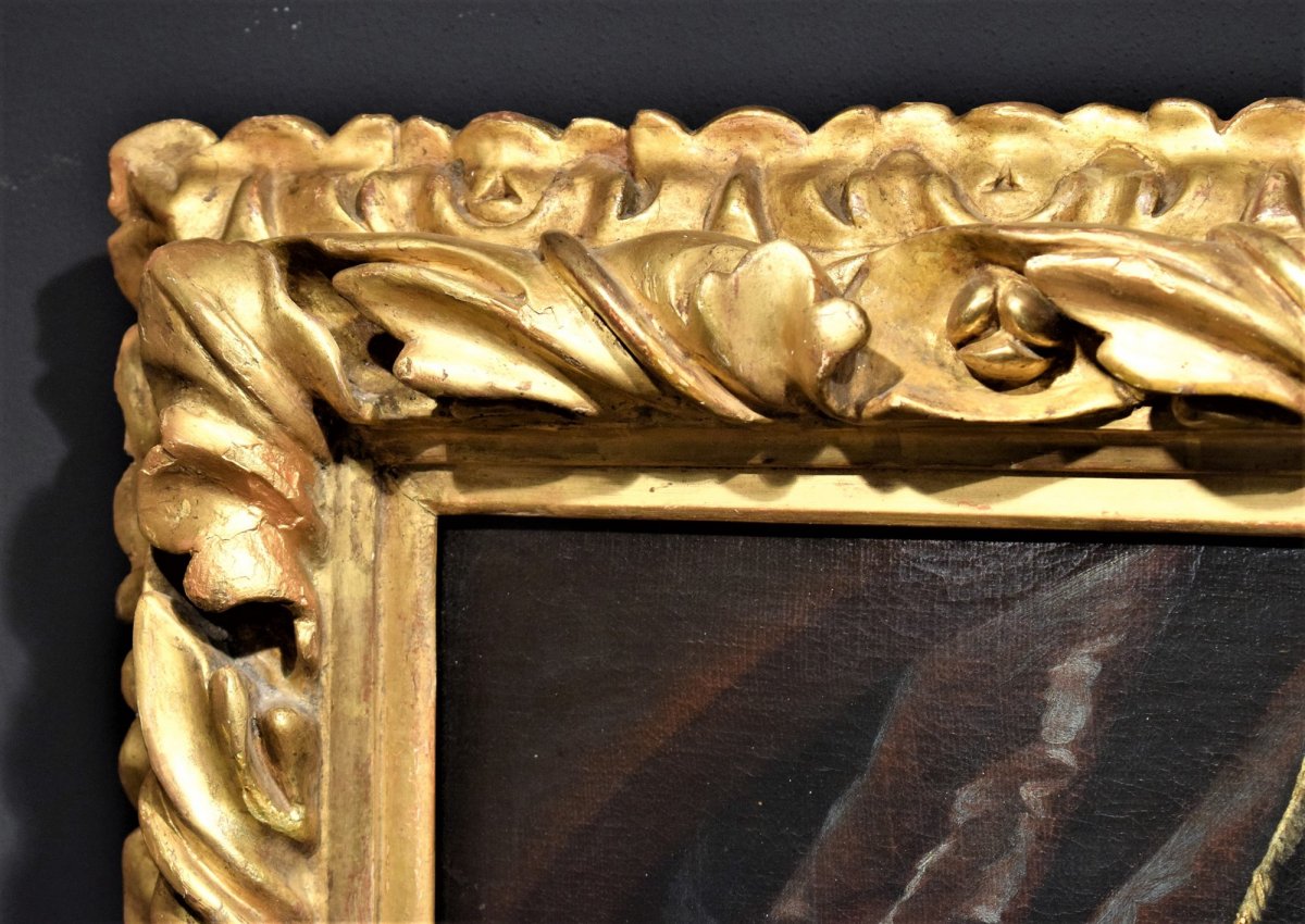 Vierge  En Adoration De l'Enfant Endormi  Atelier Guido Reni-photo-4