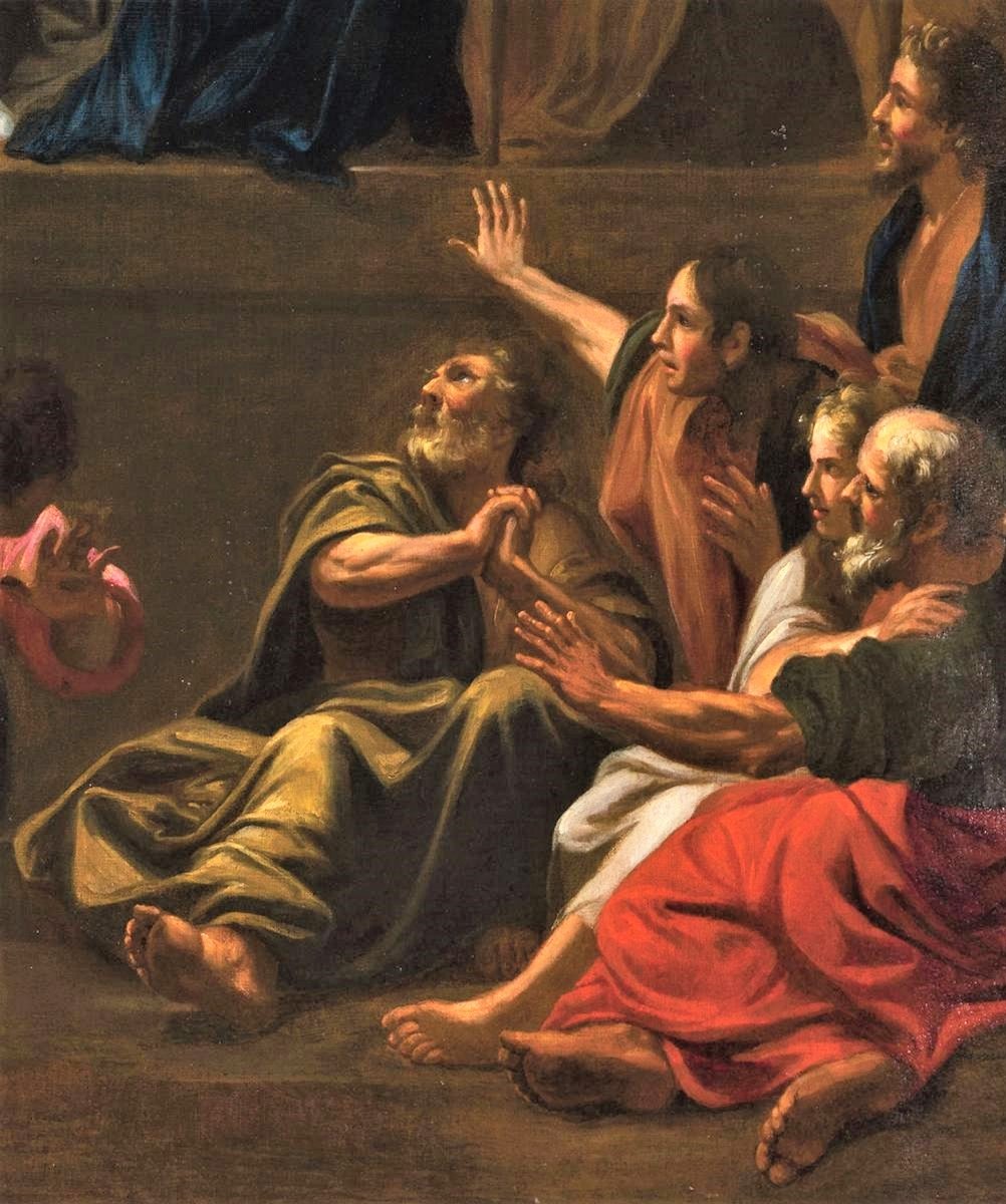 "La Descente de l'Esprit Saint"  école française du XVIIème-photo-1