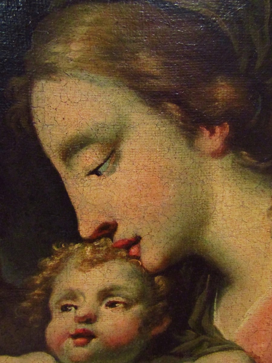 Sainte Famille   Pietro Liberi  (Padua 1605-Venezia1687) -photo-2