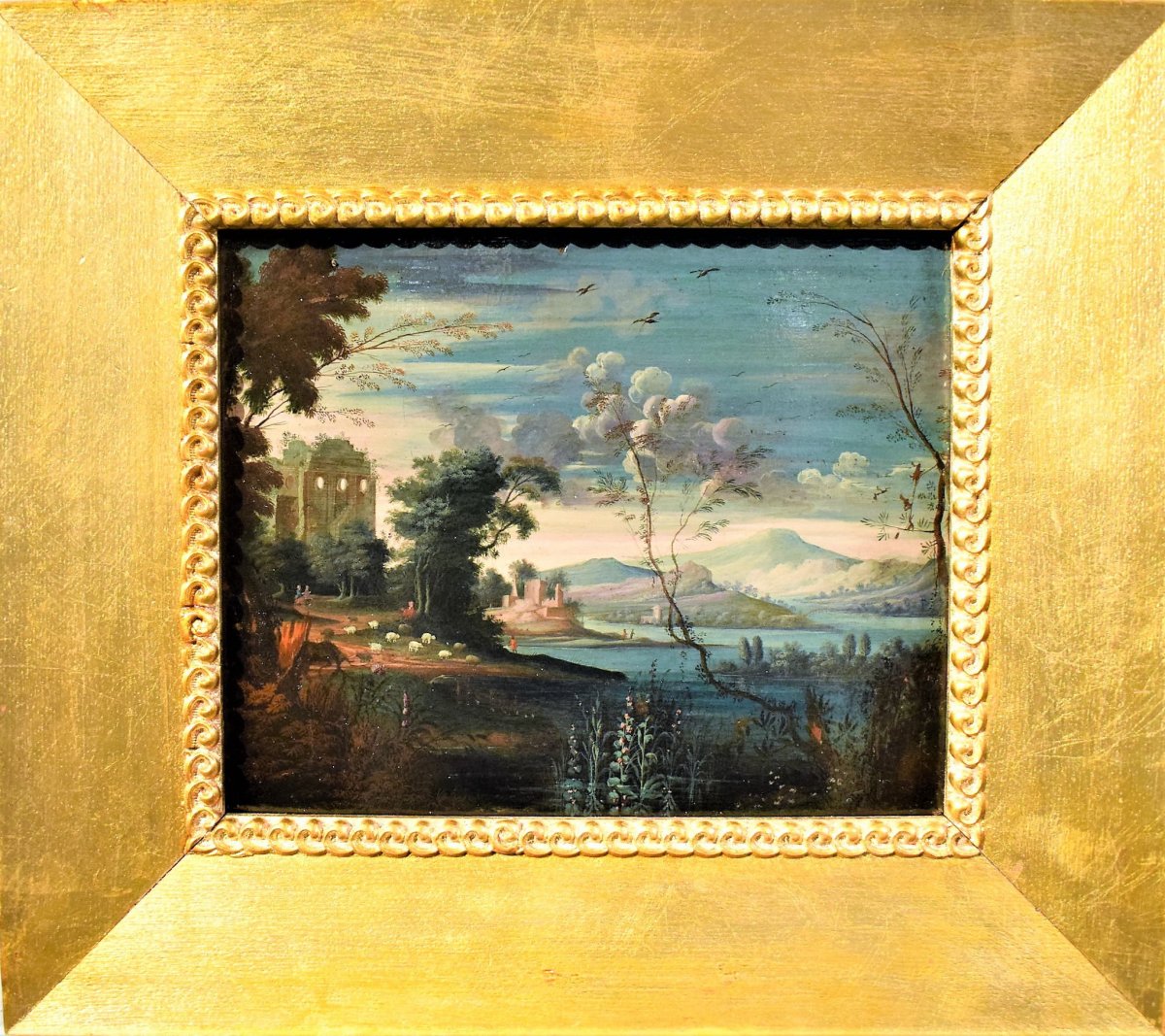 "Paysage Fantastique" ècole Flamand fin du XVIIème-photo-5