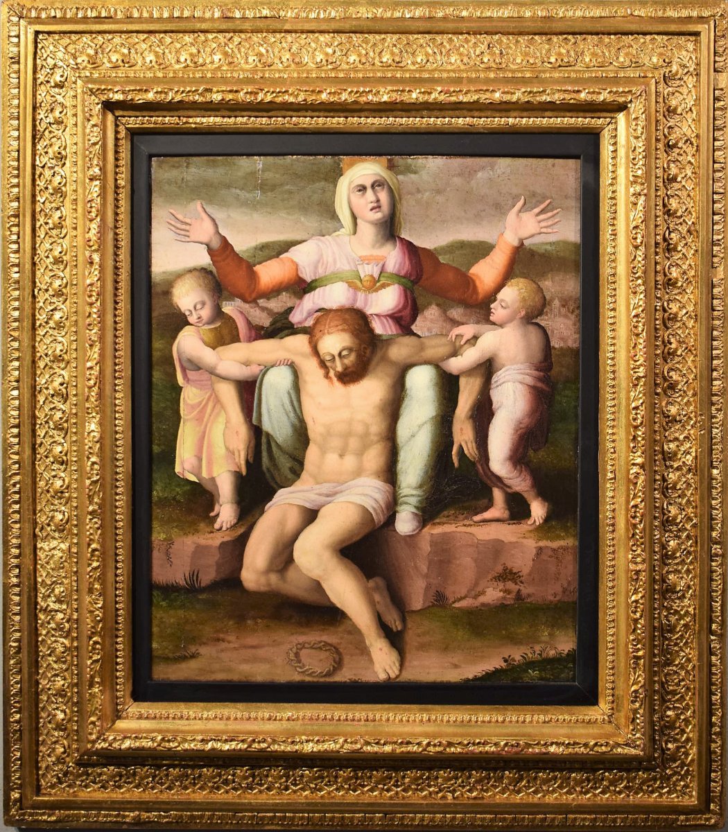 "La Pietà" Ecole Romaine  du XVIème de Michelangelo Buonarroti