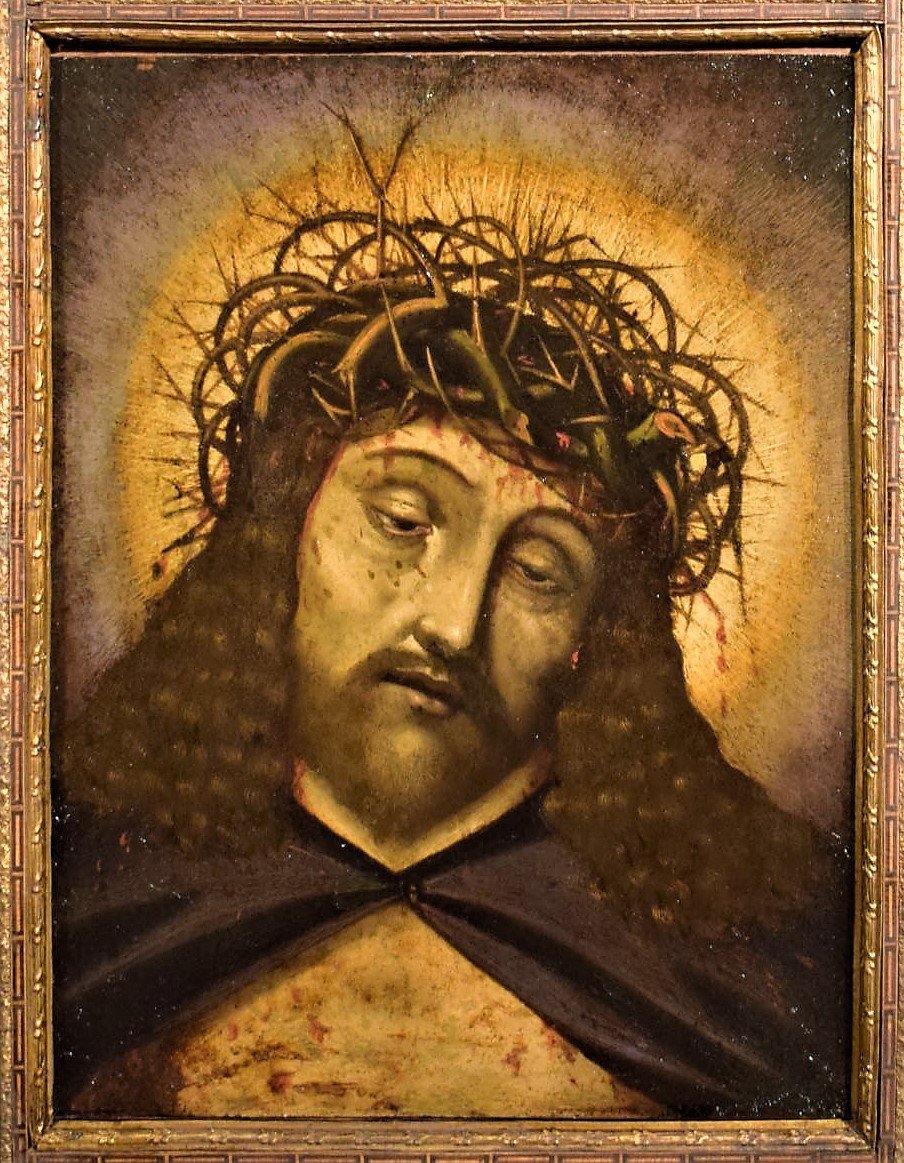 Ecce Homo    école ispano-flamand fin du XVIème -photo-2
